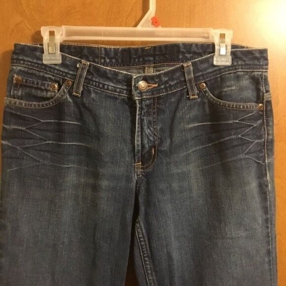 Express 70s Y2K Vintage Flare Bell Bottom Hippie Flower Embroidered Jeans 12 - Picture 5 of 12